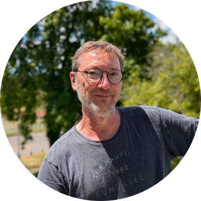 Photo portrait de Laurent Marchal, FabLab manager.